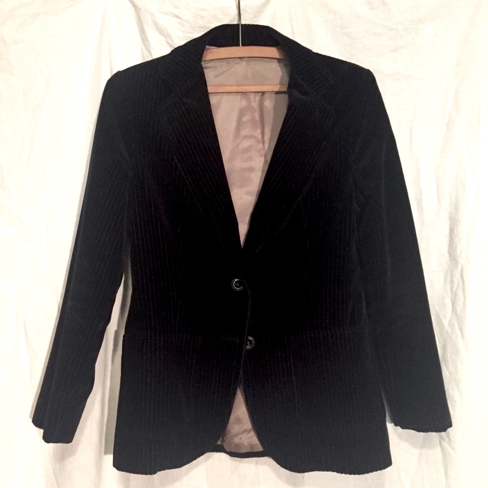 Vintage Black Blazer Jacket